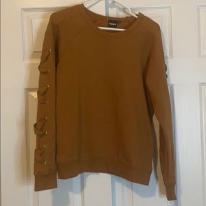 Brown Crew Neck Sweater
